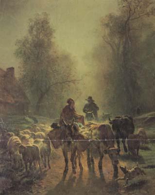constant troyon On the Way to Market (san05) oil painting image